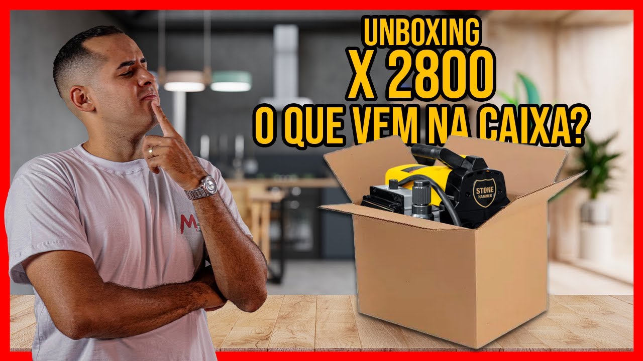 Como montar máquina AirLess Unboxing Airless x 2800 Stone Hammer