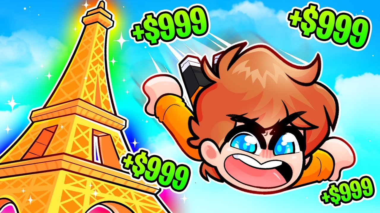 ¡GANÉ TRILLONES SALTANDO DE LA TORRE EIFFEL! 🔥😱