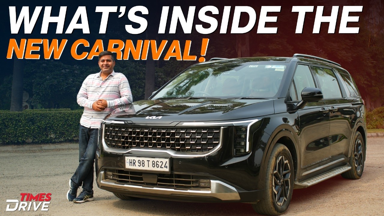 Kia Carnival review , More Power, More Tech, More Luxury! | Times Drive