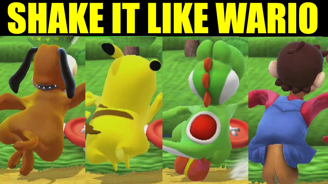 What If Every Character Could SHAKE THEIR BOOTY Like Wario in Smash Bros Wii U (Smash 4 Mods)