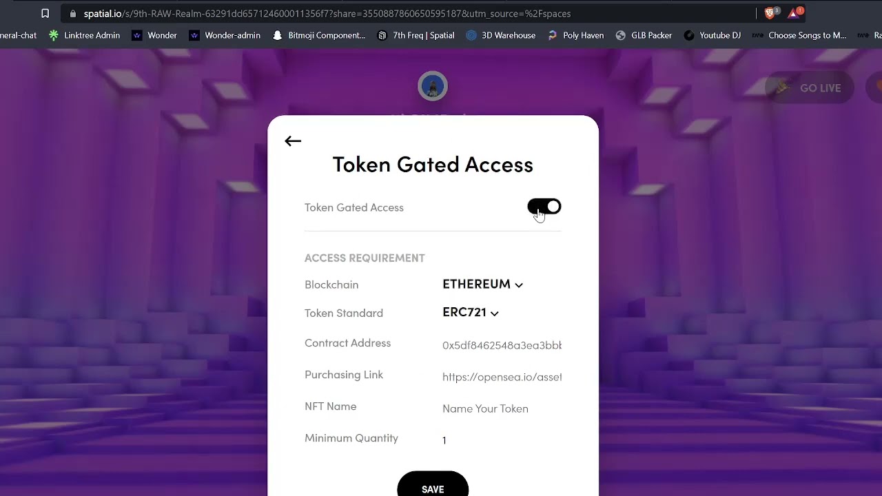 How to token gate your spaces in Spatial Metaverse