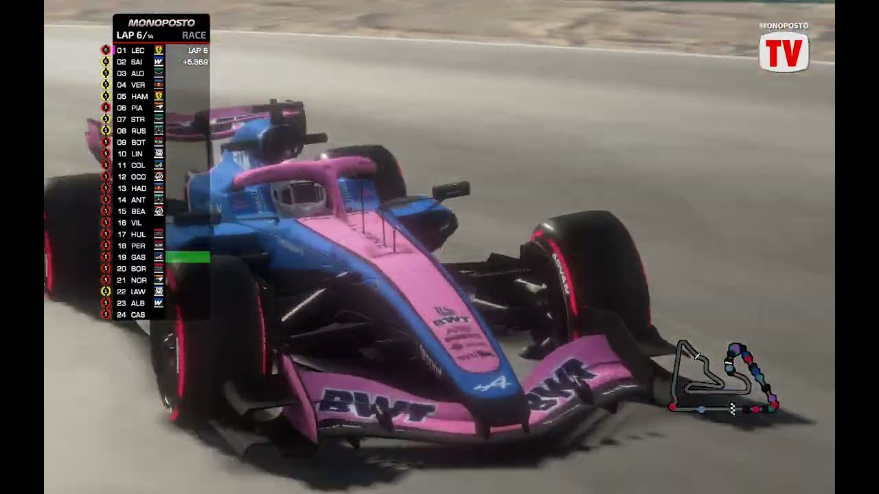 Monoposto  2026 S1 R1 career mode