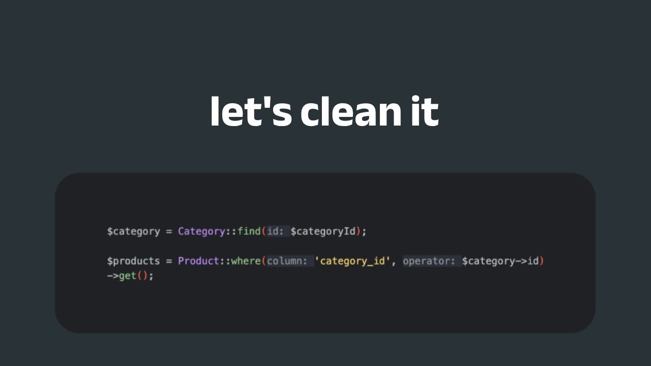 Laravel clean code:let's make our code more readable