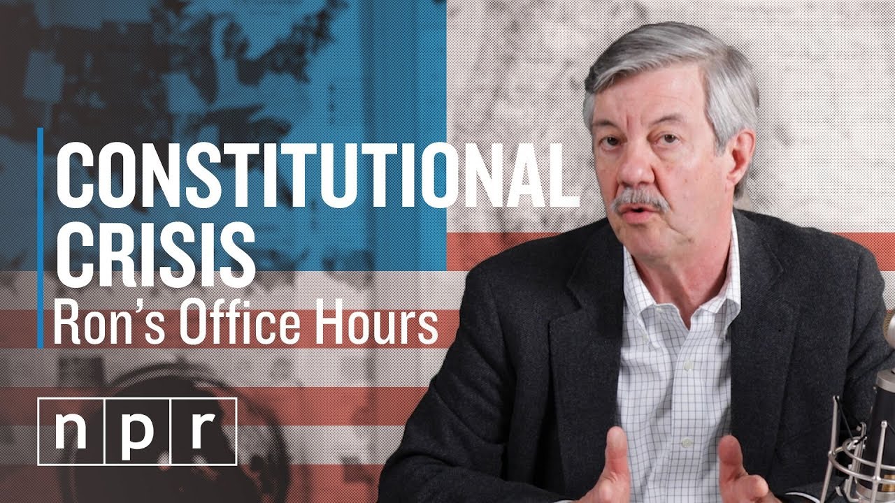 What It Takes To Have A Constitutional Crisis | Ron's Office Hours | NPR