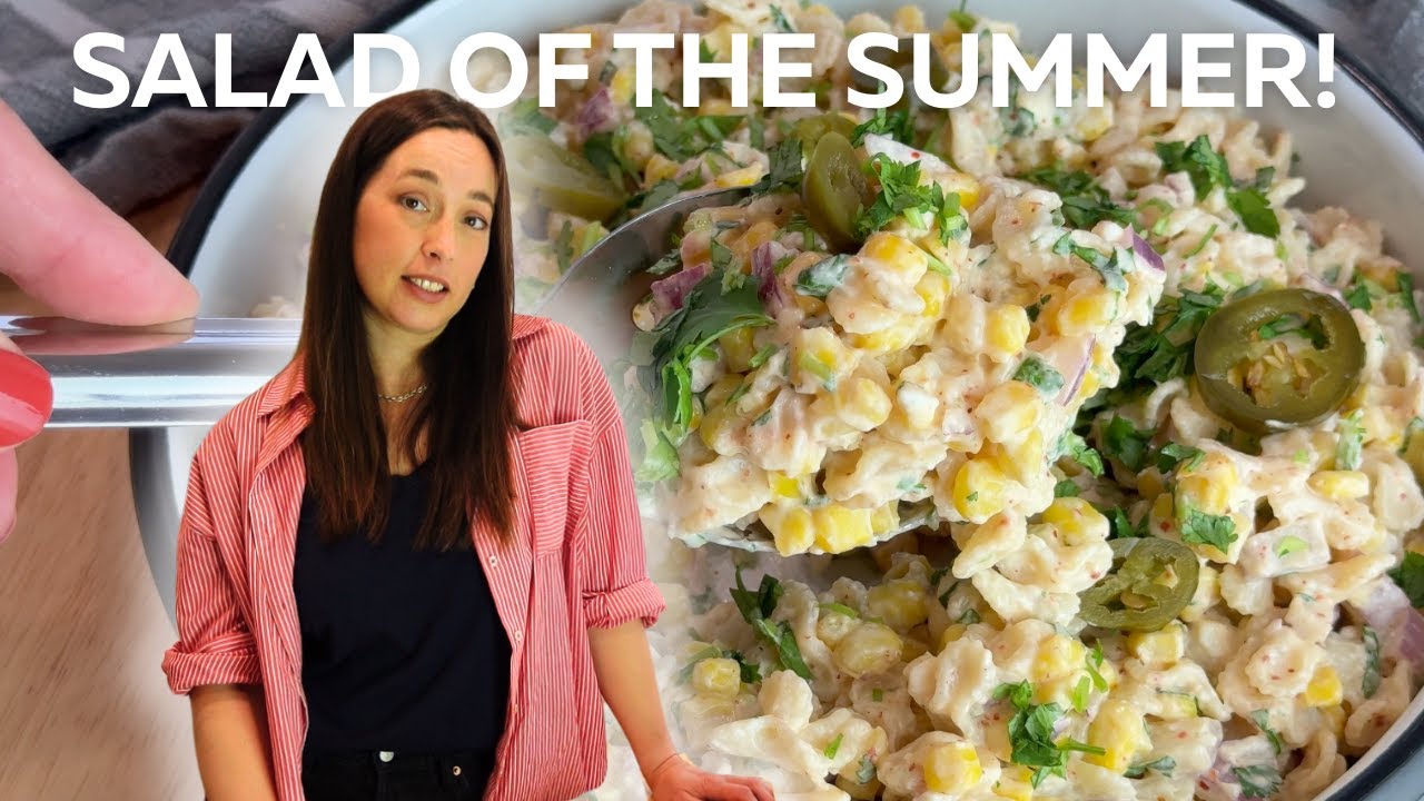 The Quick Street Corn Pasta Salad You'll Want to Eat With a Shovel! 🌽