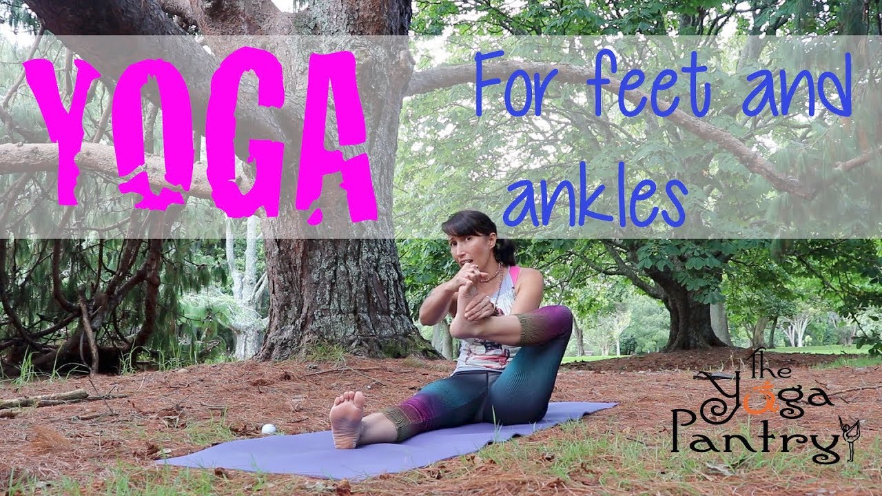 Yoga to relieve aching feet and ankles.