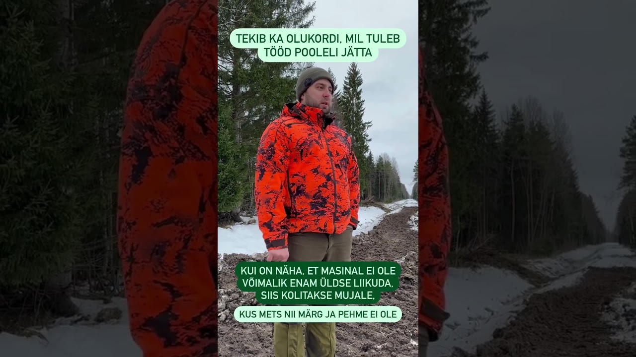Jälgi jätmata on praegu keeruline metsas toimetada
