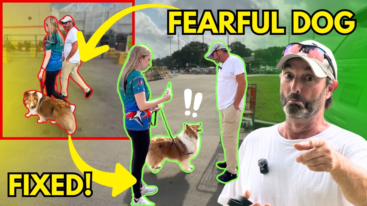 Дрессировка пугливой собаки: как повысить уверенность в себе на публике (реальные кадры)