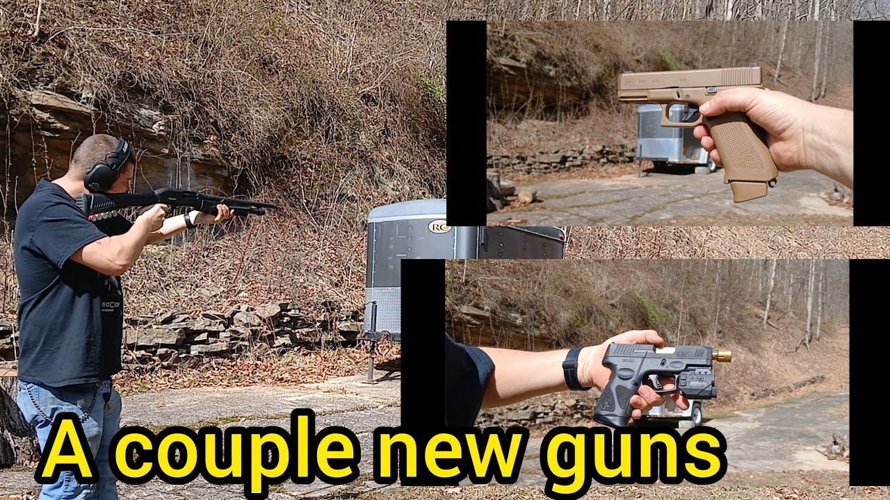 A couple new guns. Mossburg patriot g19x 
