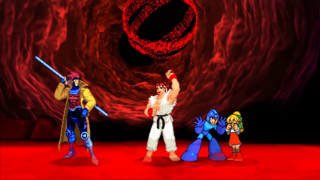 Marvel VS Capcom 2 - Ryu/Roll/Gambit - Expert Difficulty Playthrough