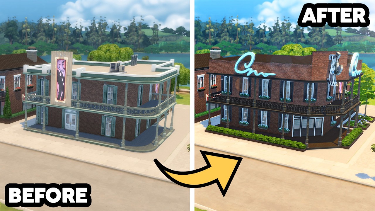 The Blue Velvet Renovation // The Sims 4 Speed Build: Base Game Renovation