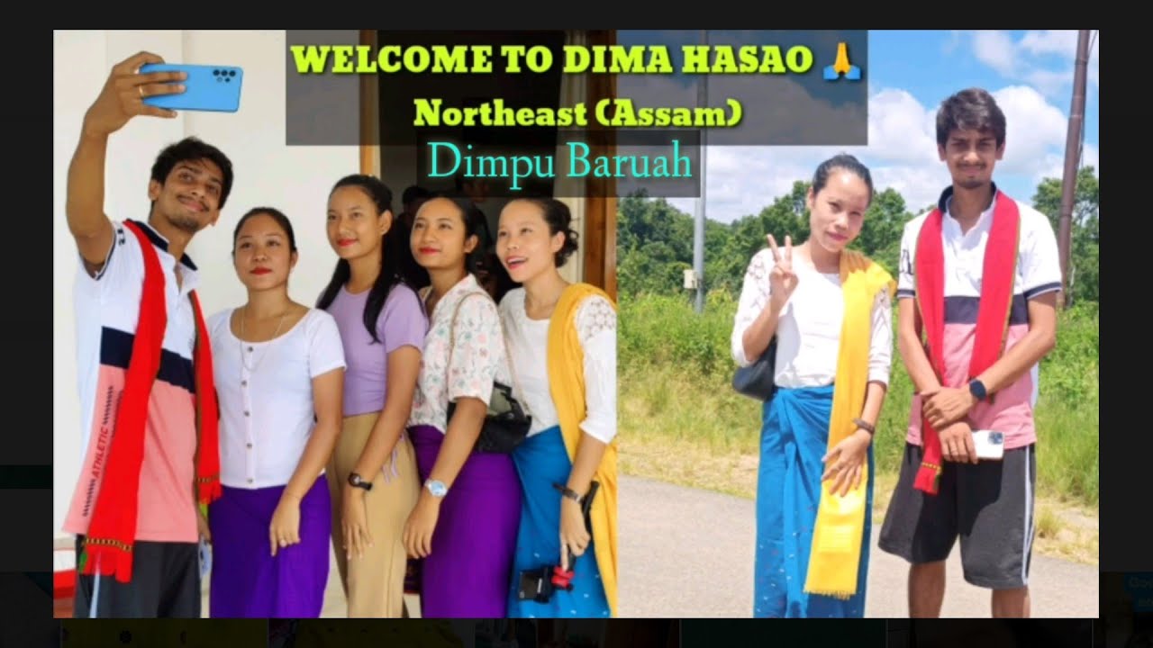 #vlog - 7//Met Dimpu Boruah || Assam  famous Vlogger || Welcome to Dima Hasao #dimpuboruah