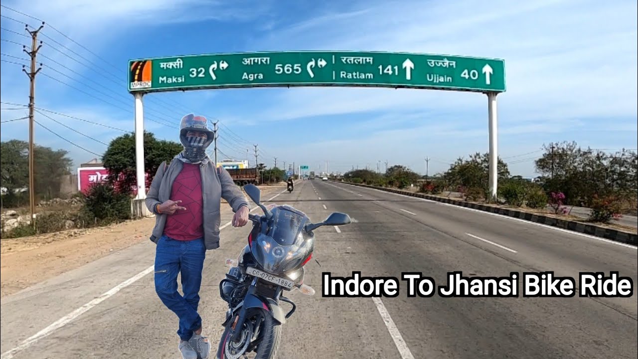 Indore To Jhansi Bike Ride | Jhansi City | Bajaj Pulsar 220f Bike | Foodie Foodie Vlogs