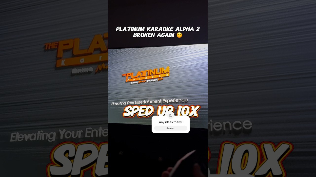 Platinum Karaoke Alpha 2 BROKEN AGAIN! Karaoke not booting!! @PlatinumKaraokeOfficial help!!