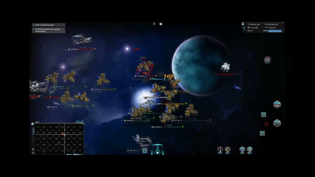 Warunuverse CSRT Spaceball Fight