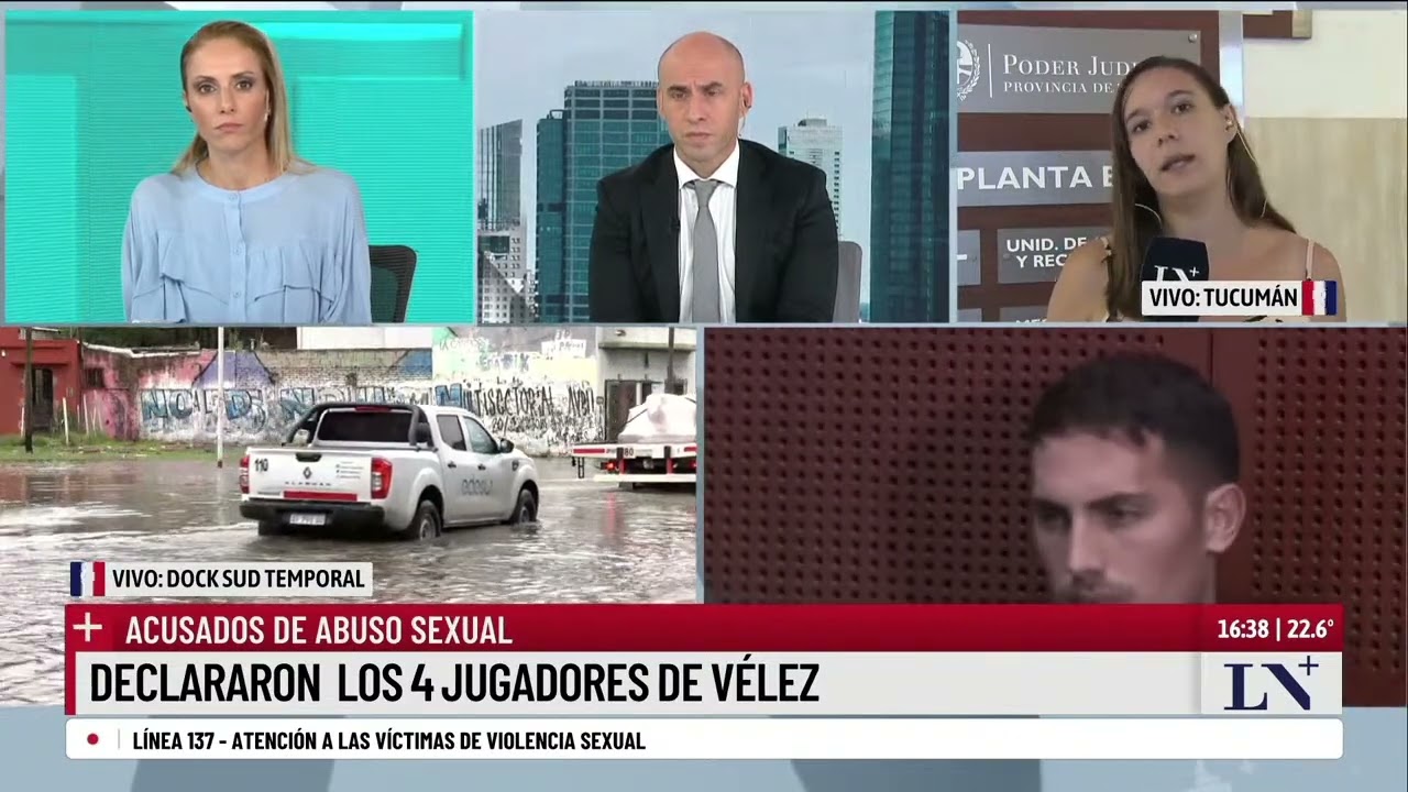 Acusados de abuso sexual declararon los 4 jugadores de Vélez