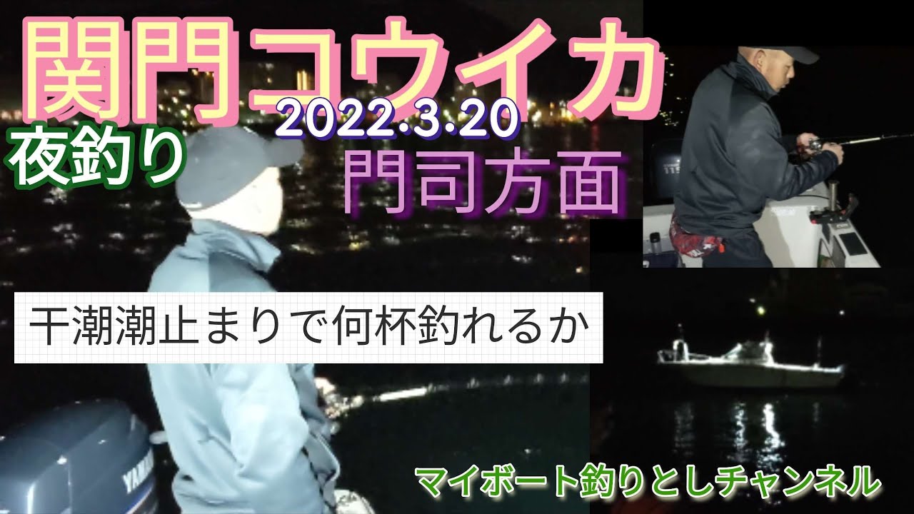 【vol.30】北九州関門海峡湾内コウイカ胴付き。2022.3.20