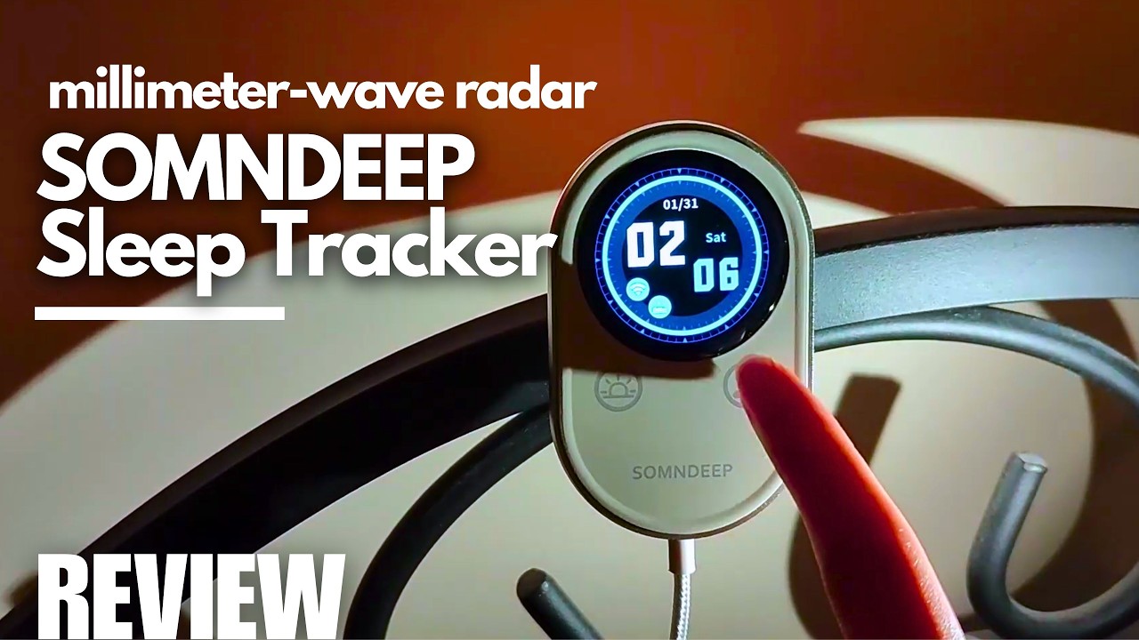 REVIEW: Somndeep Radar Smart Sleep Tracker - No Wearable Needed? Sleep Aid Alarm Clock