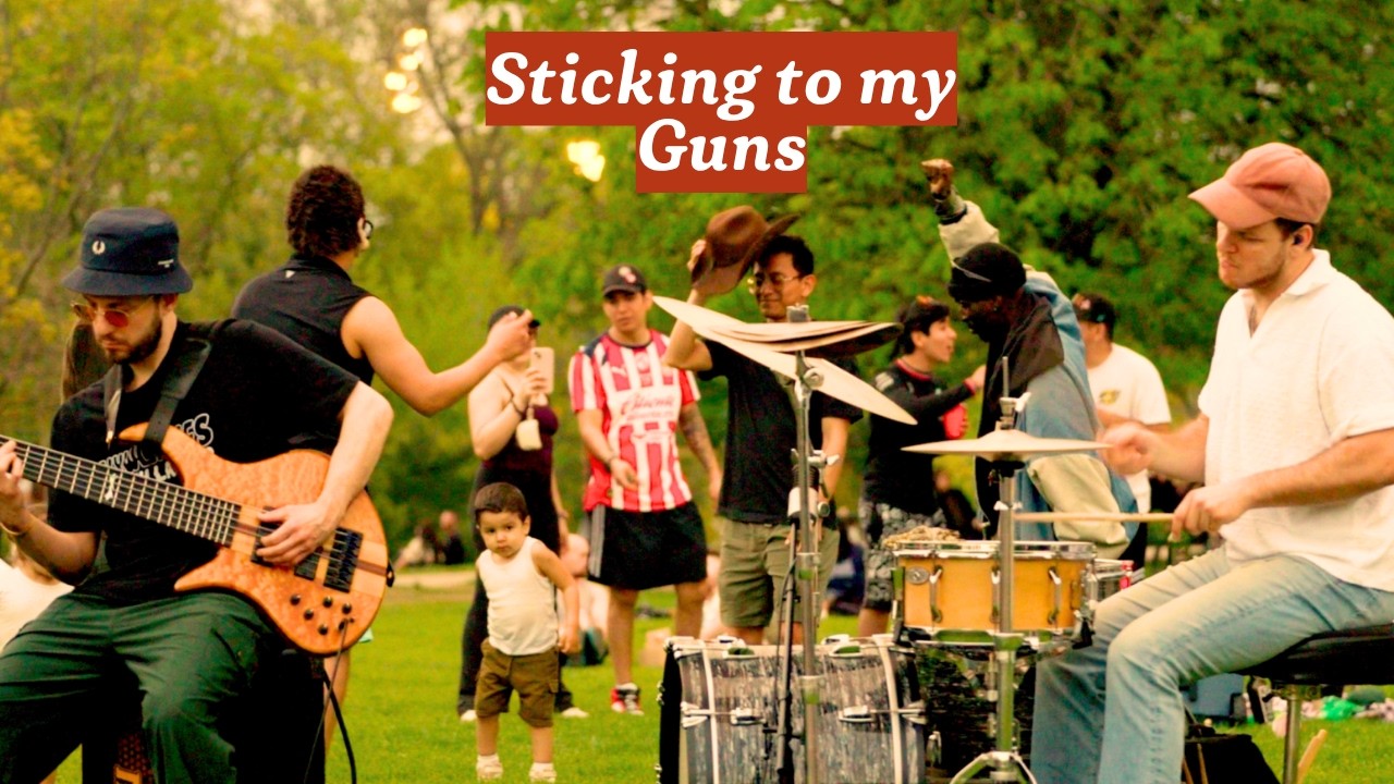 Sticking to my Guns - PJ Morton (live cover in a park)