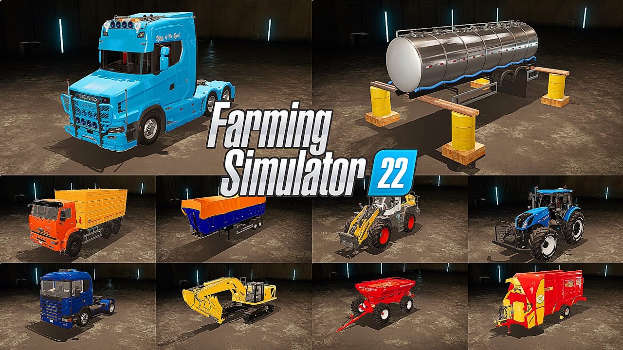 75 OF THE BEST ALL PLATFORM MODS | Liebherr Pack | EXCAVATOR & MORE - Farming Simulator 22