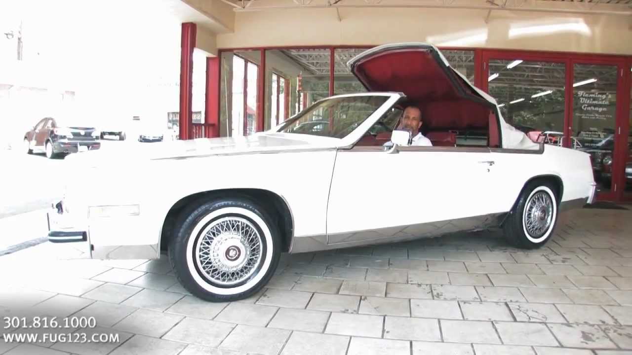 1985 Cadillac Eldorado Biaritz convertible for sale with test drive, walk through video