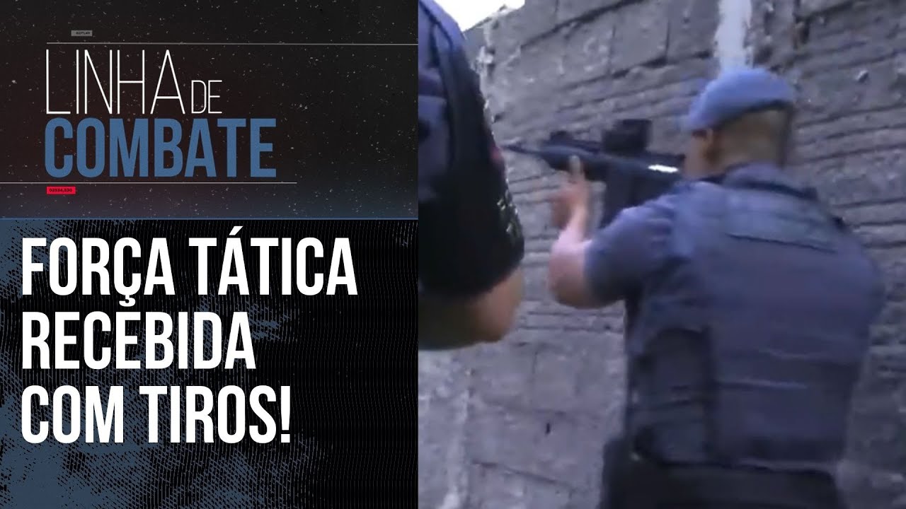 CASA BOMBA ABANDONADA: FORÇA TÁTICA RECEBIDA COM TIROS EM COMUNIDADE NO GUARUJÁ | LINHA DE COMBATE