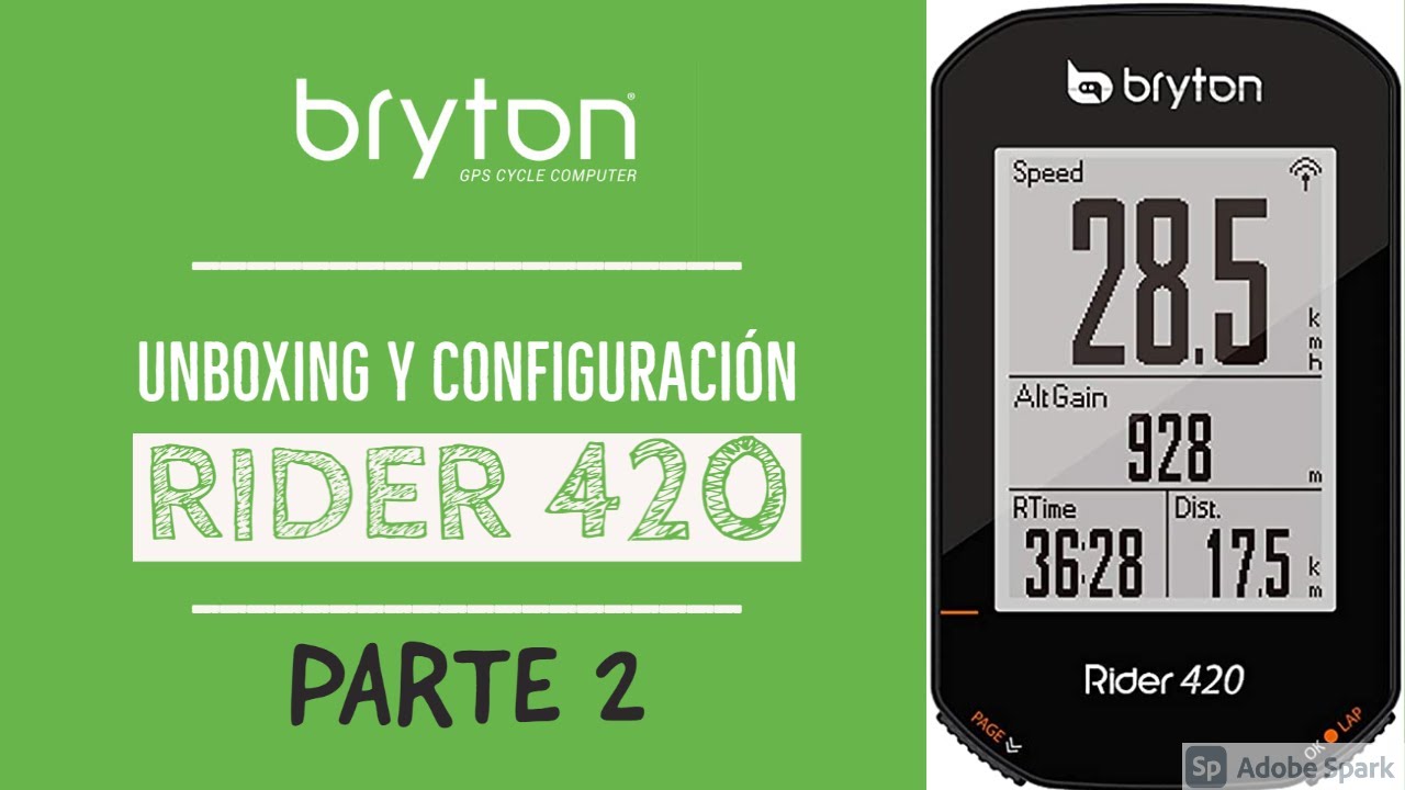 Español ► BRYTON RIDER 420 ◄ Unboxing y configuración PARTE 2