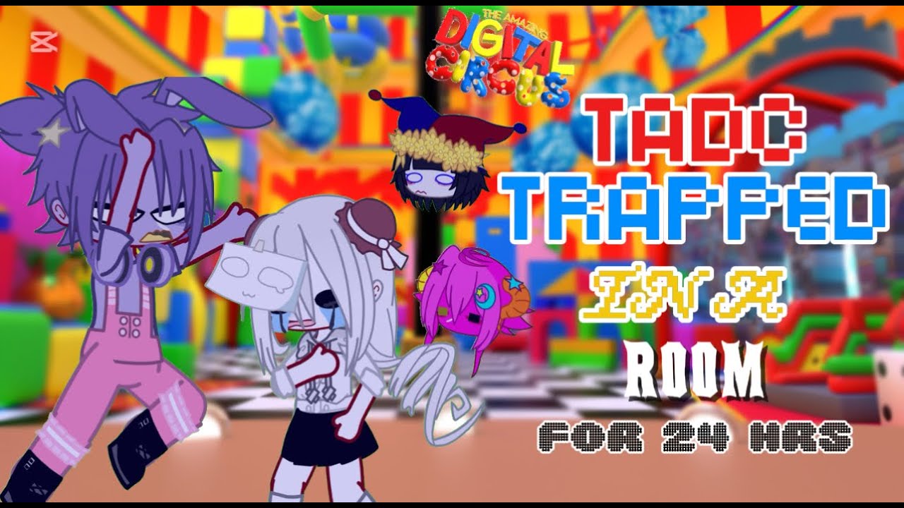 TADC TRAPPED IN A ROOM FOR 24 HRS || FUNNYBUNNY + ABSTRAGEDY