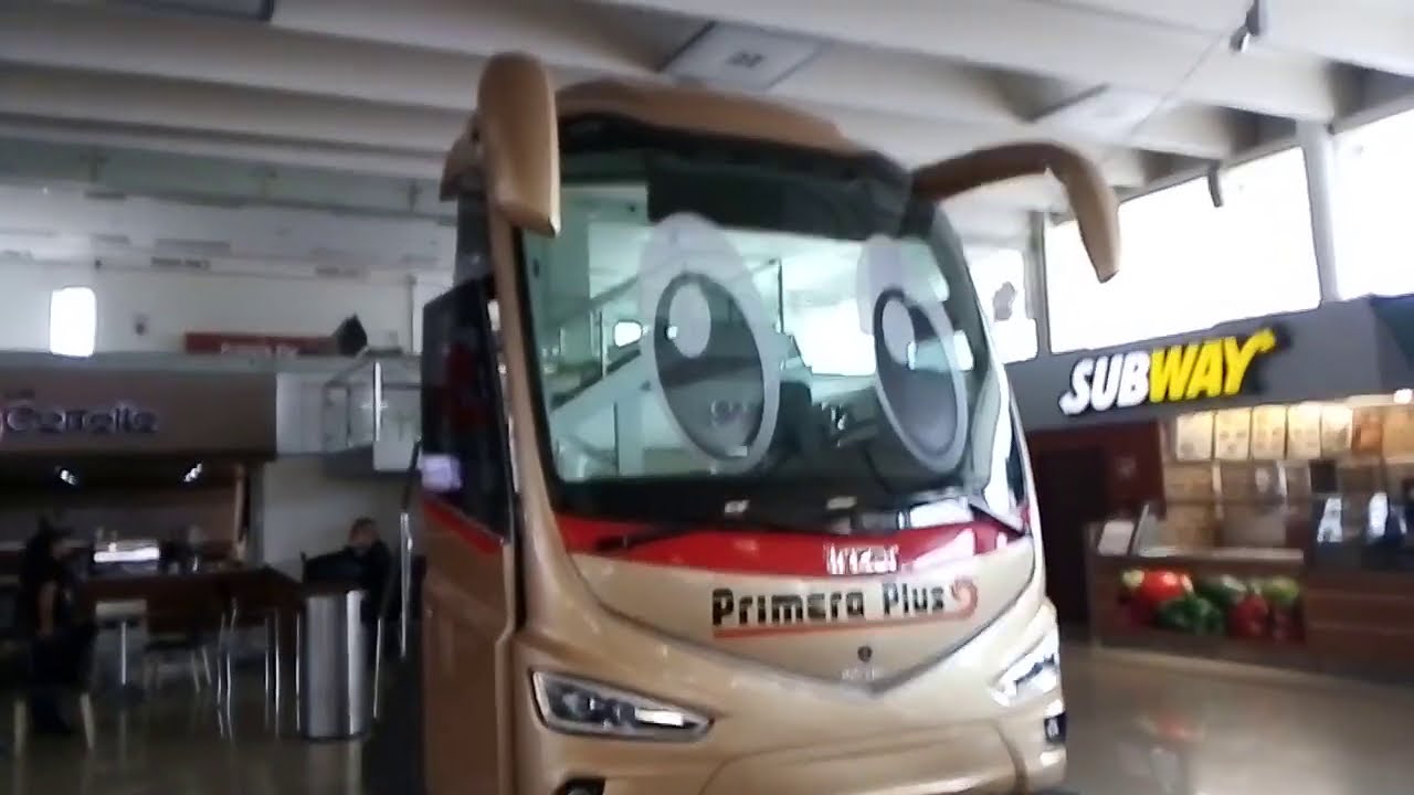 AUTOBUS DE EXPOSICION EN MODULOS DE PRIMERA PLUS EN CENTRAL CAMIONERA DE GUADALAJARA