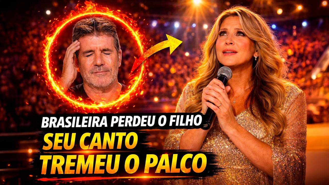 Cantora que perdeu o filho - Canta no palco e emociona os jurados