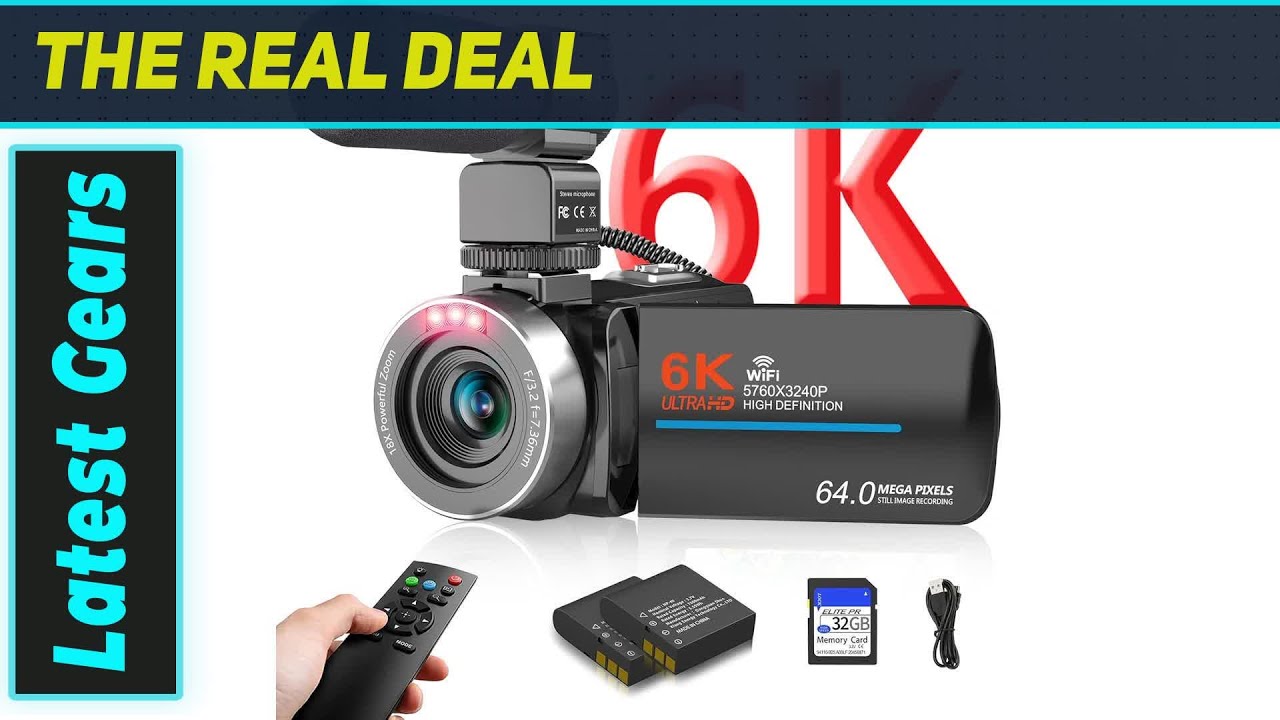 Best Budget 6K Camcorder? Testing the HD 6K 64MP Video Camera