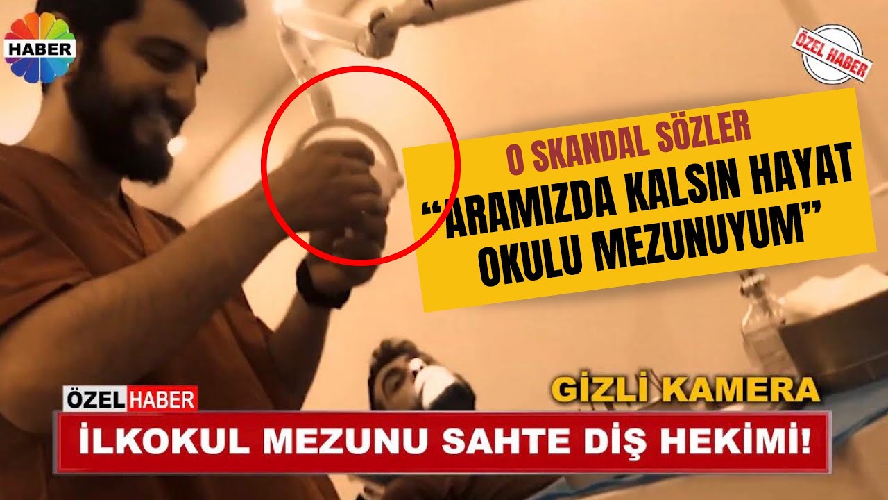 İLKOKUL MEZUNU SAHTE DİŞÇİYE BASKIN