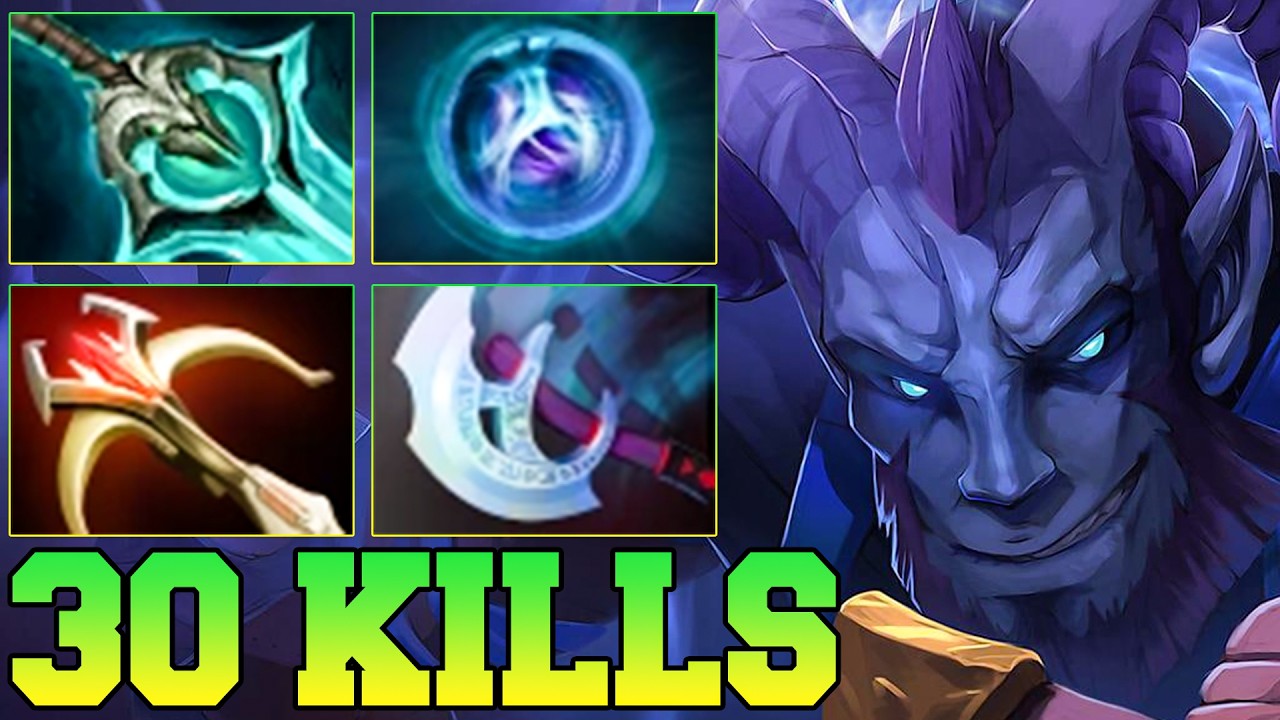 30 Kills Dota 2  Riki !! Riki Dota 2 Gameplay Guide Mid Lane Rampage Carry Best Item Build 7.41