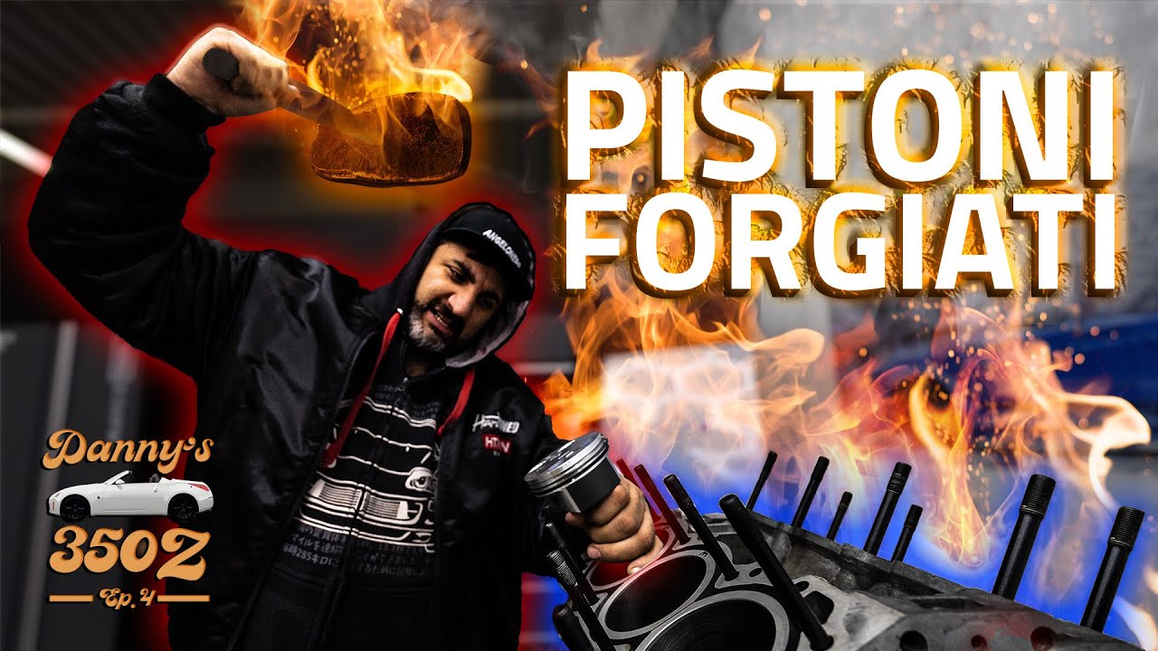 NUOVI PISTONI FORGIATI PER LA 350Z DI DANNY!🔥