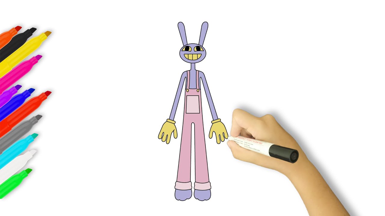 How to Draw Jax | The Amazing Digital Circus
