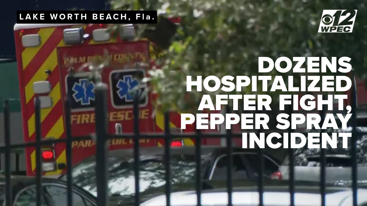 Fight and pepper spray incident at Lake Worth High sends dozens to hospitals