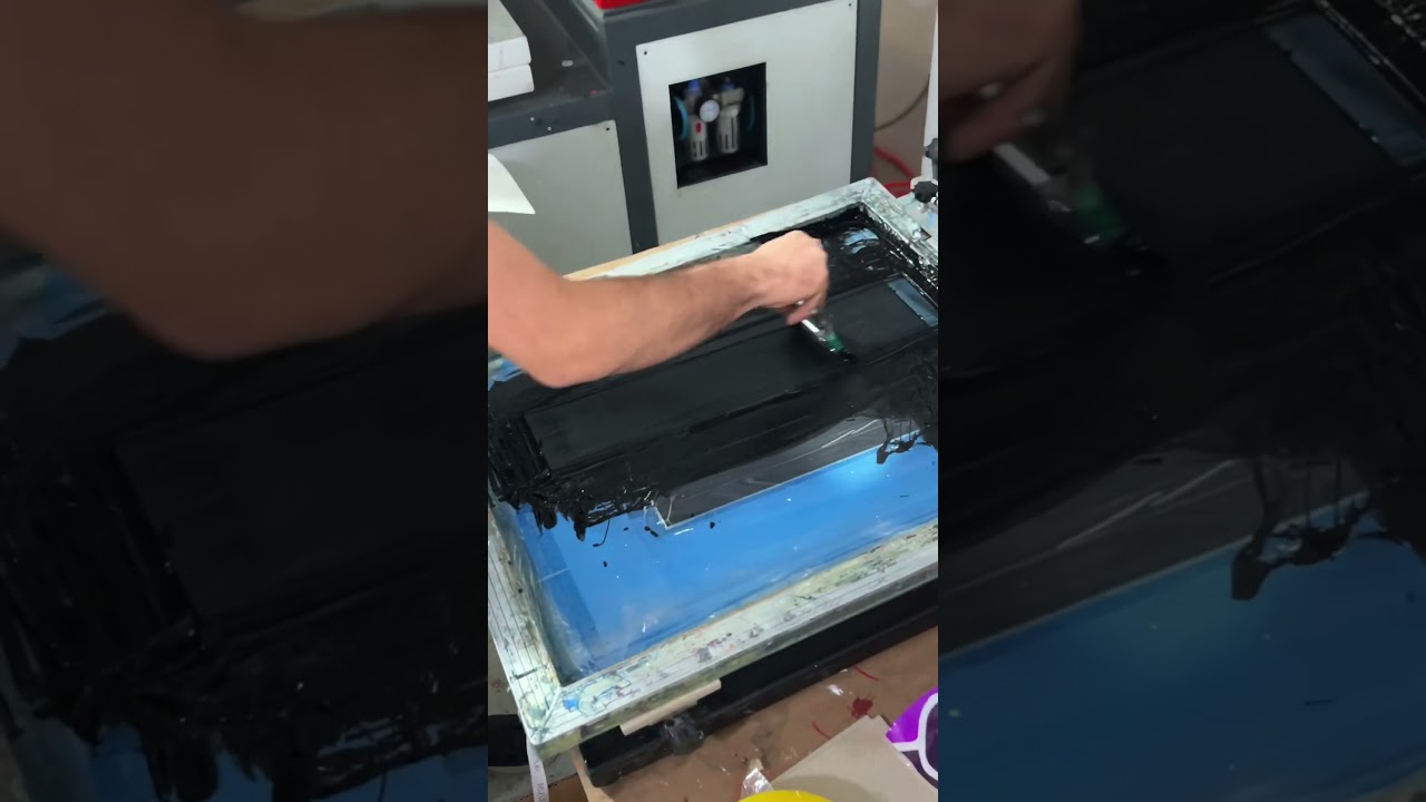 Трафаретная печать на репсовой ленте🎨