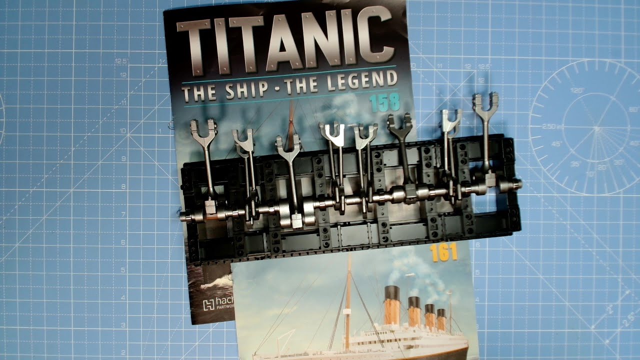 Build the Titanic Stages 158 to 161 from Hachette