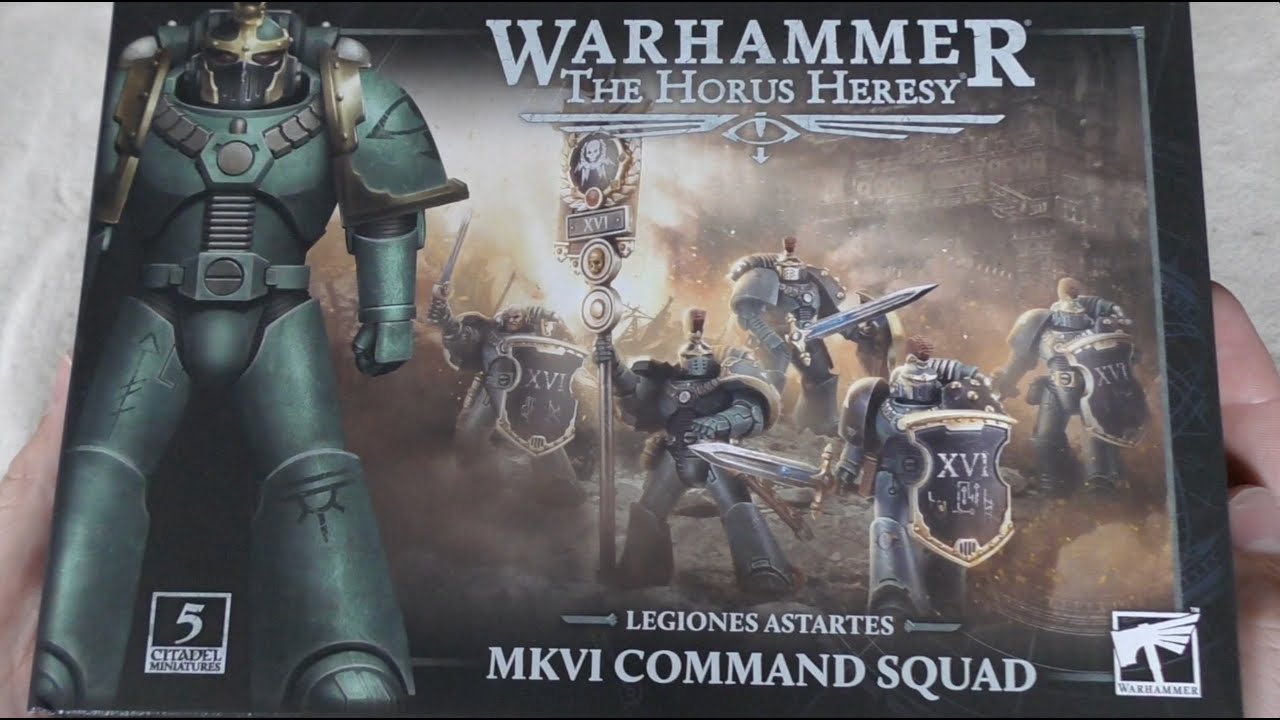 Legiones Astartes - Mk.VI Command Squad - Unboxing (HH)