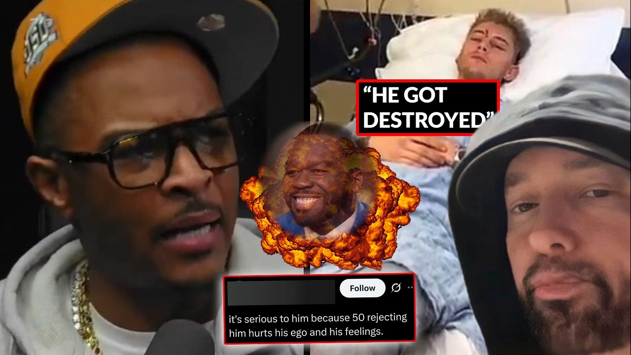 “50 Hurt His Feelings” 😆 TI Goes Off “Eminem DESTROYED Him” Rapper Slams MGK, Em Leads February