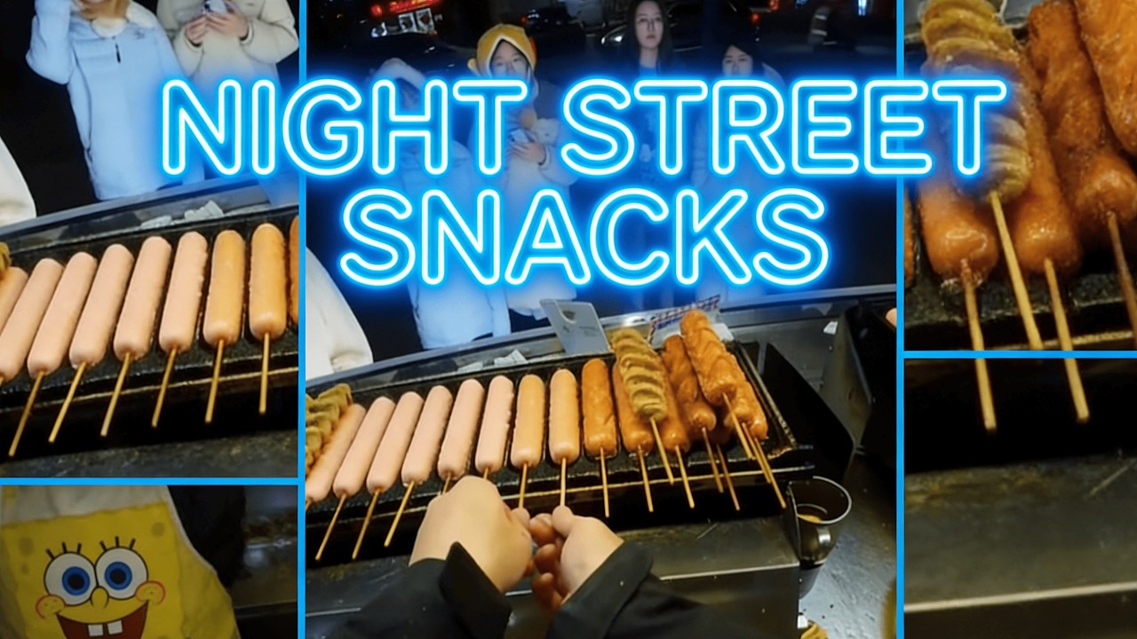 Crispy grilled sausages street stall – super crispy skin, profitable business!