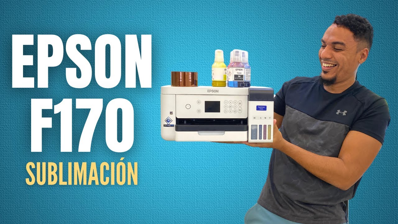 Instalando la EPSON SC-F170 y probándola sublimando una camiseta | Impresora de Sublimación