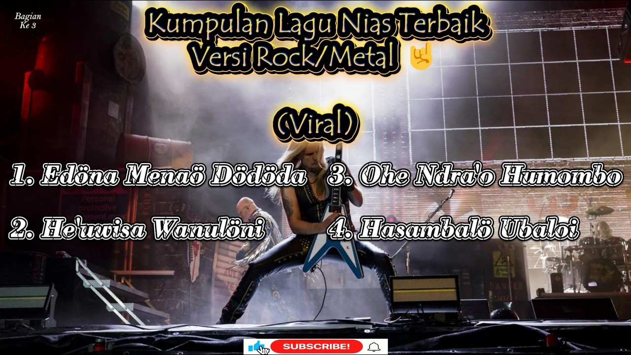 Kumpulan Lagu Nias Terbaik (Viral) | Versi Rock/Metal 🤘| Bagian Ke-3