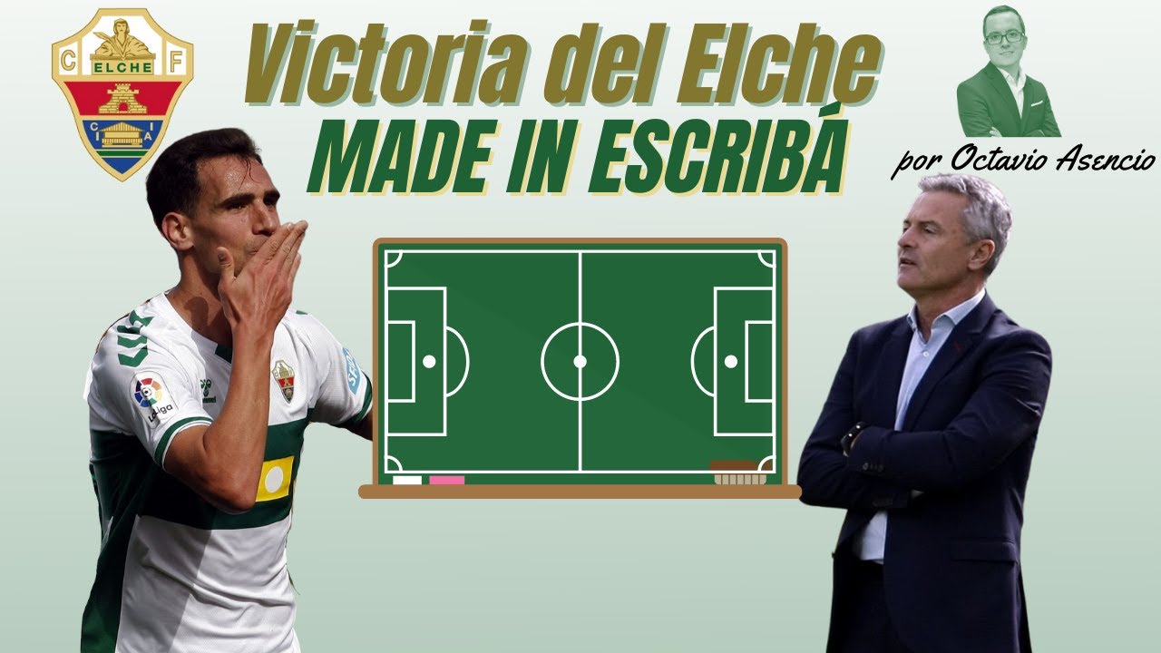 ⚽ ELCHE CF ⚽ La PIZARRA de ESCRIBÁ y la CABEZA de DANI CALVO