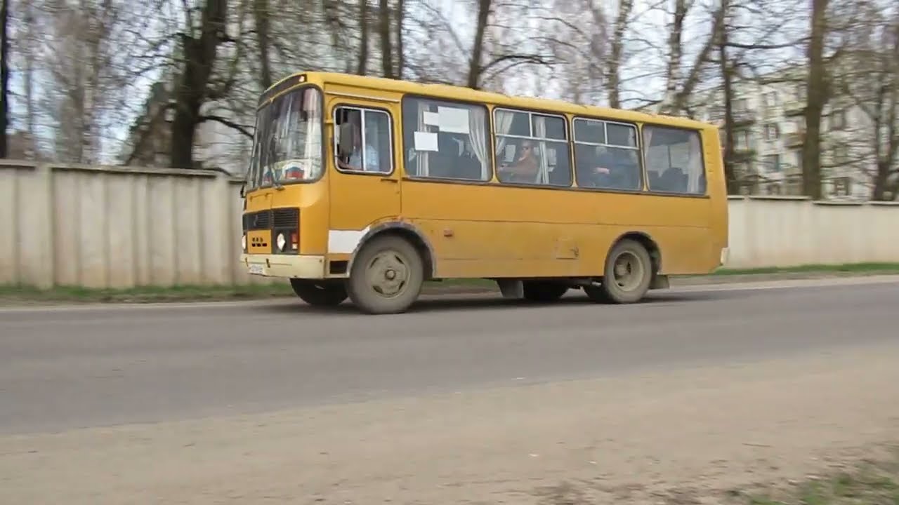 Фото и видео района Остров-3 города Остров. Поездка на автобусе № 5