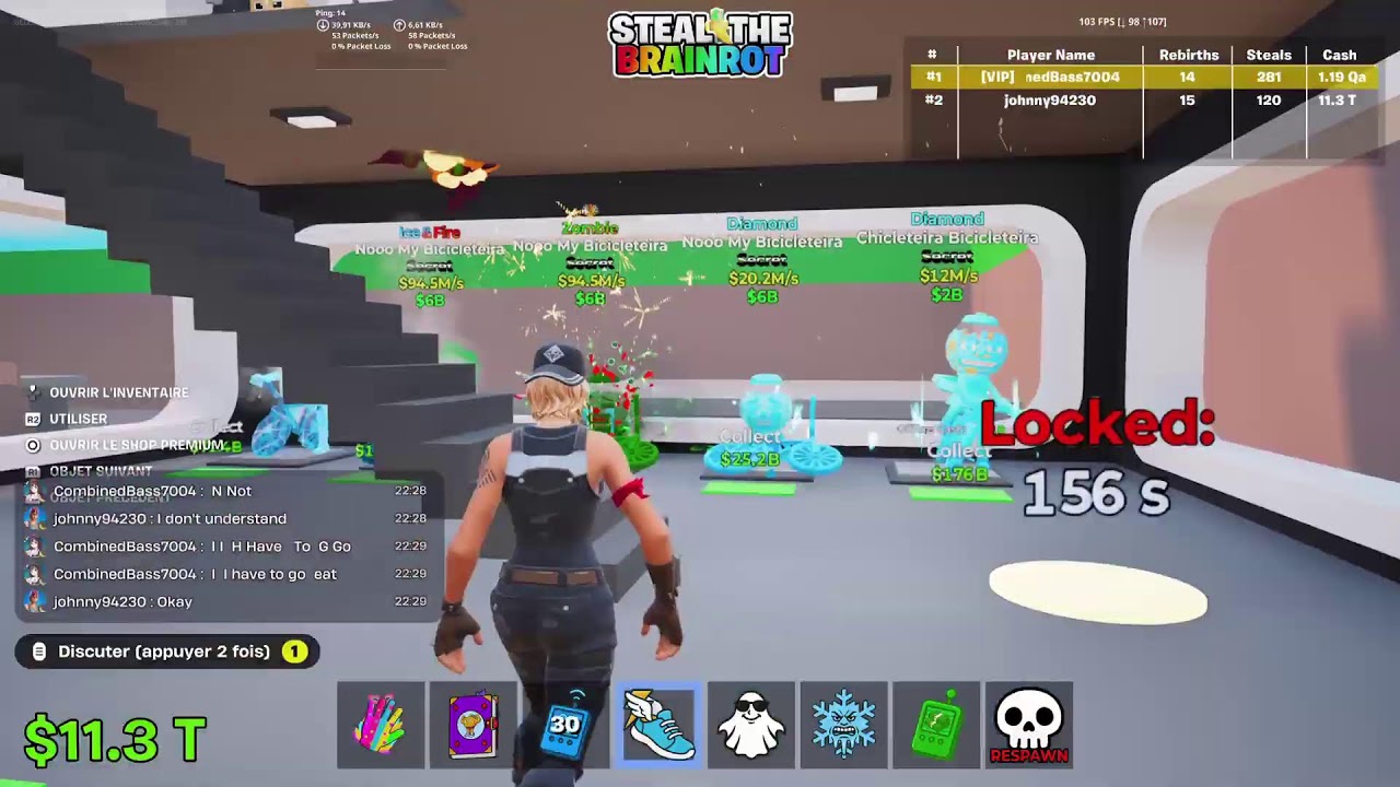 Live Steals brainrot admin abuse