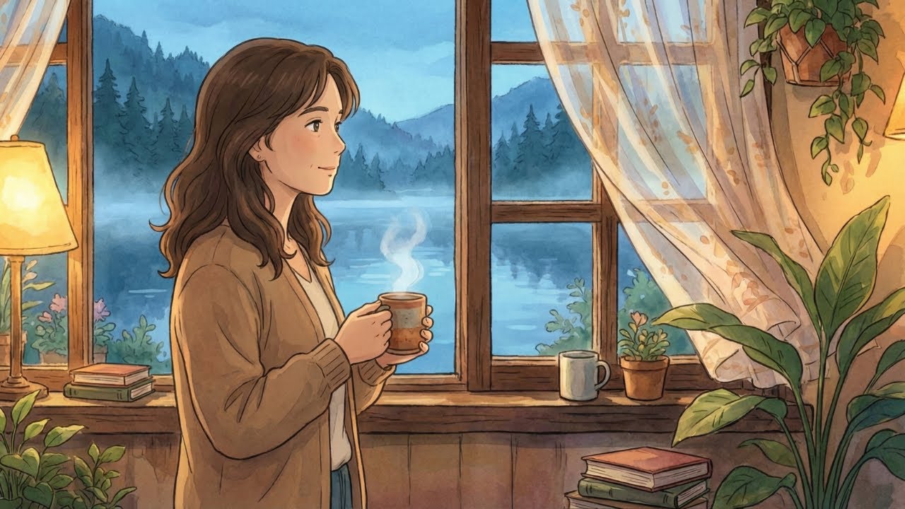 ASMR summer by the lake: day-to-day life | Fishing, harvesting from the garden, and cozy cooking