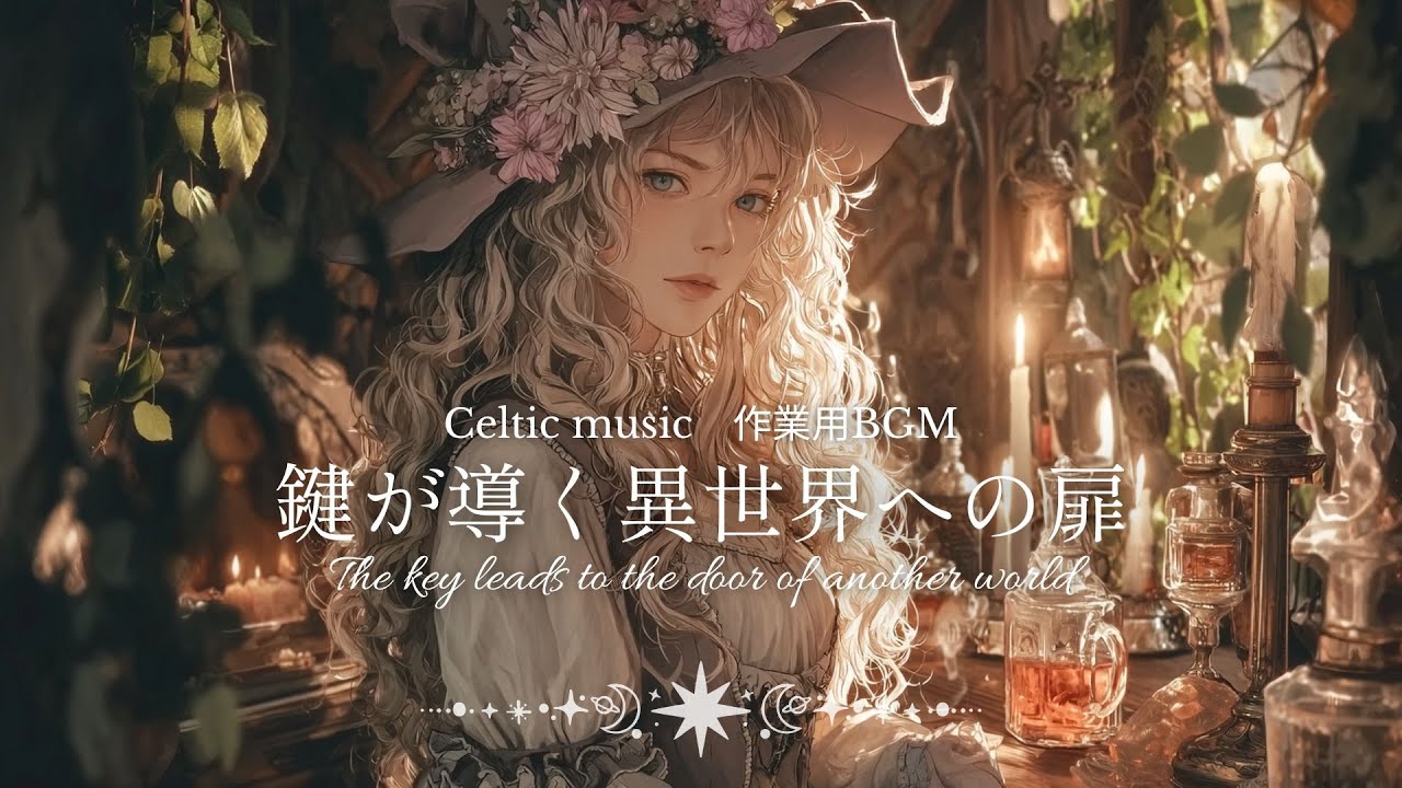 異世界に迷い込むような幻想的ケルト音楽｜魔女と女神の世界で心を癒す作業用・睡眠用BGM【1時間】