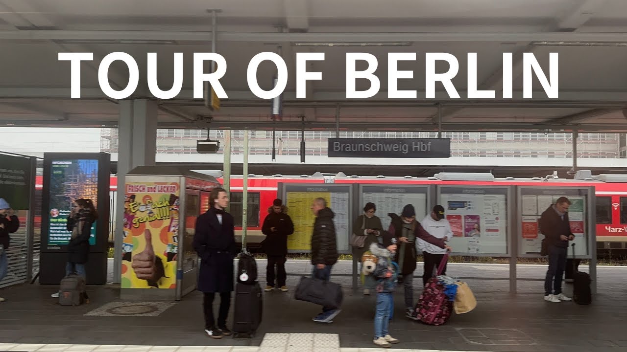[4K HDR] 🚅 ICE Train, First Person Tour to Berlin 🇩🇪 part.1