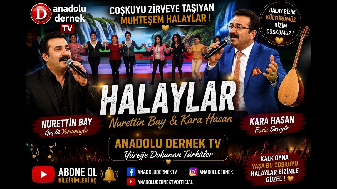 Nurettin Bay & Kara Hasan (Halaylar) 25 Dakika HD !!